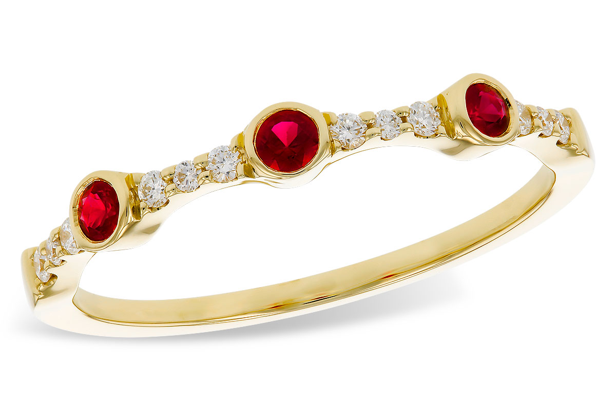 H310-93685: LDS WED RG .15 RUBY .24 TGW