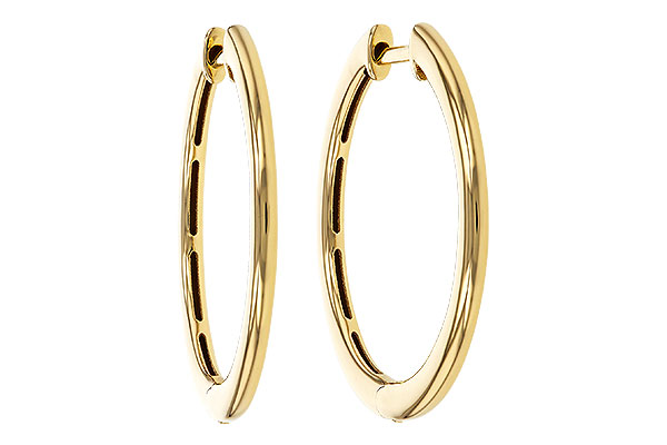 H310-98203: GOLD EARRINGS (24MM)