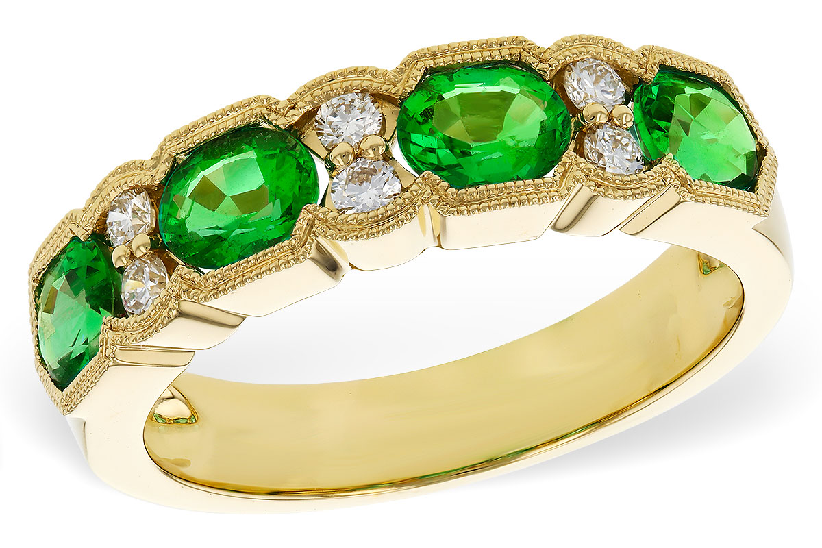 H310-98249: LDS WED RG 1.20 EMERALD 1.38 TGW (5x4MM EMER)