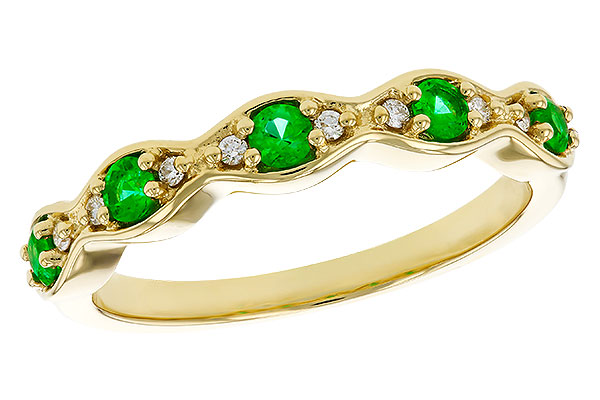H310-99103: LDS WED RG .21 TW EMERALD .27 TGW