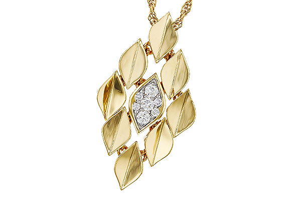 H311-81876: NECKLACE .15 TW