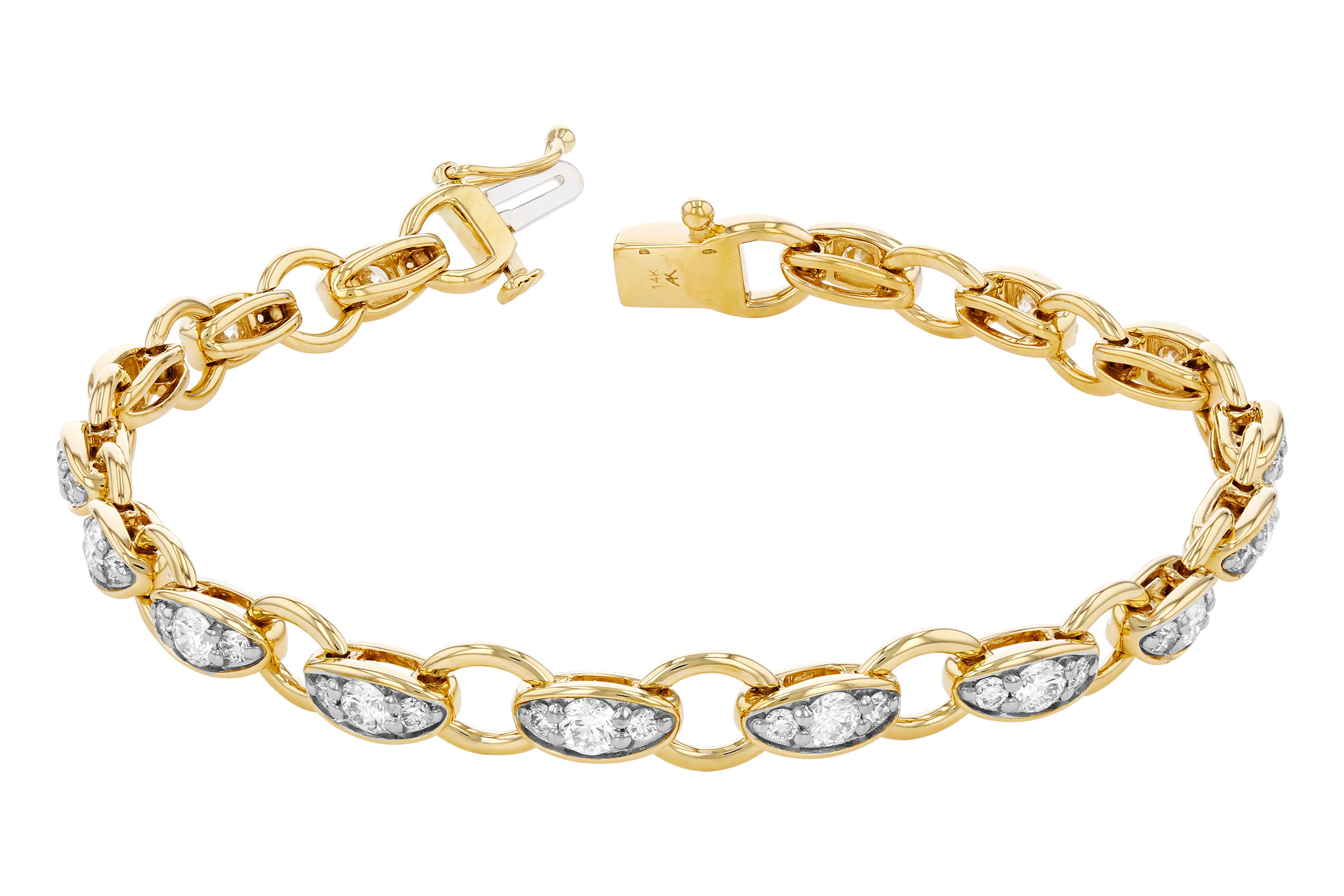 H311-82803: BRACELET 2.20 TW (7")