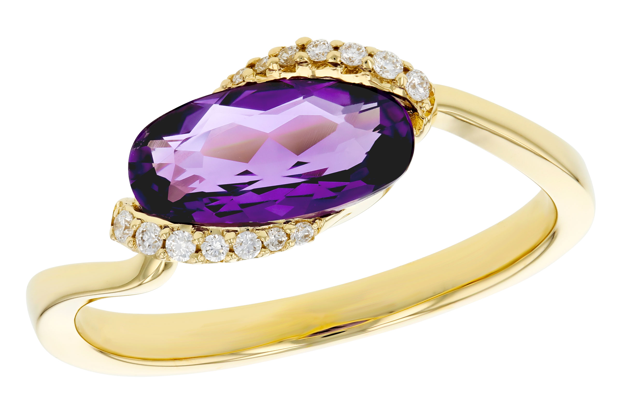 H311-83685: LDS RG 1.07 TW AMETHYST 1.13 TGW (10x5MM AMY)