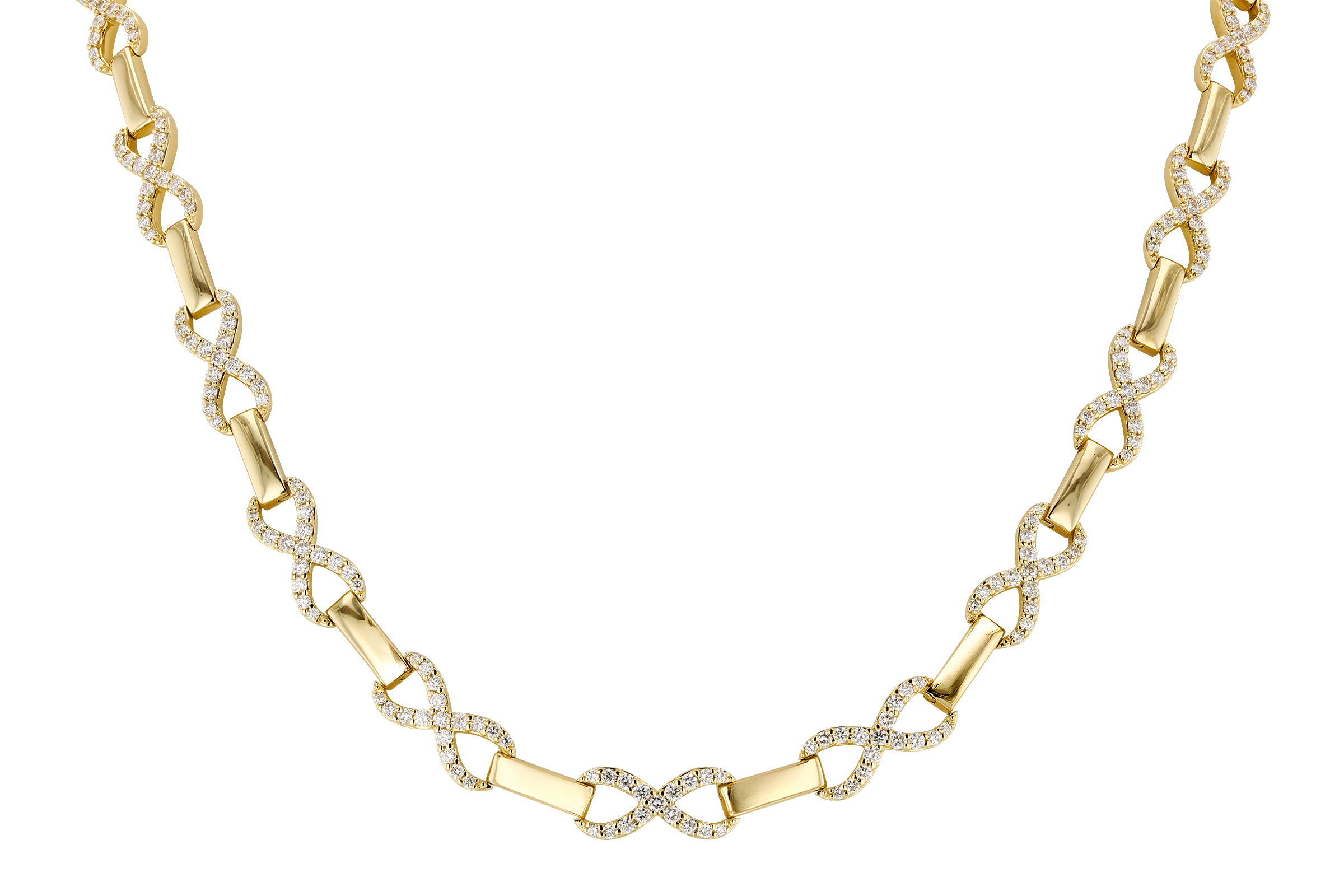 H311-83694: NECKLACE 2.20 TW (17")