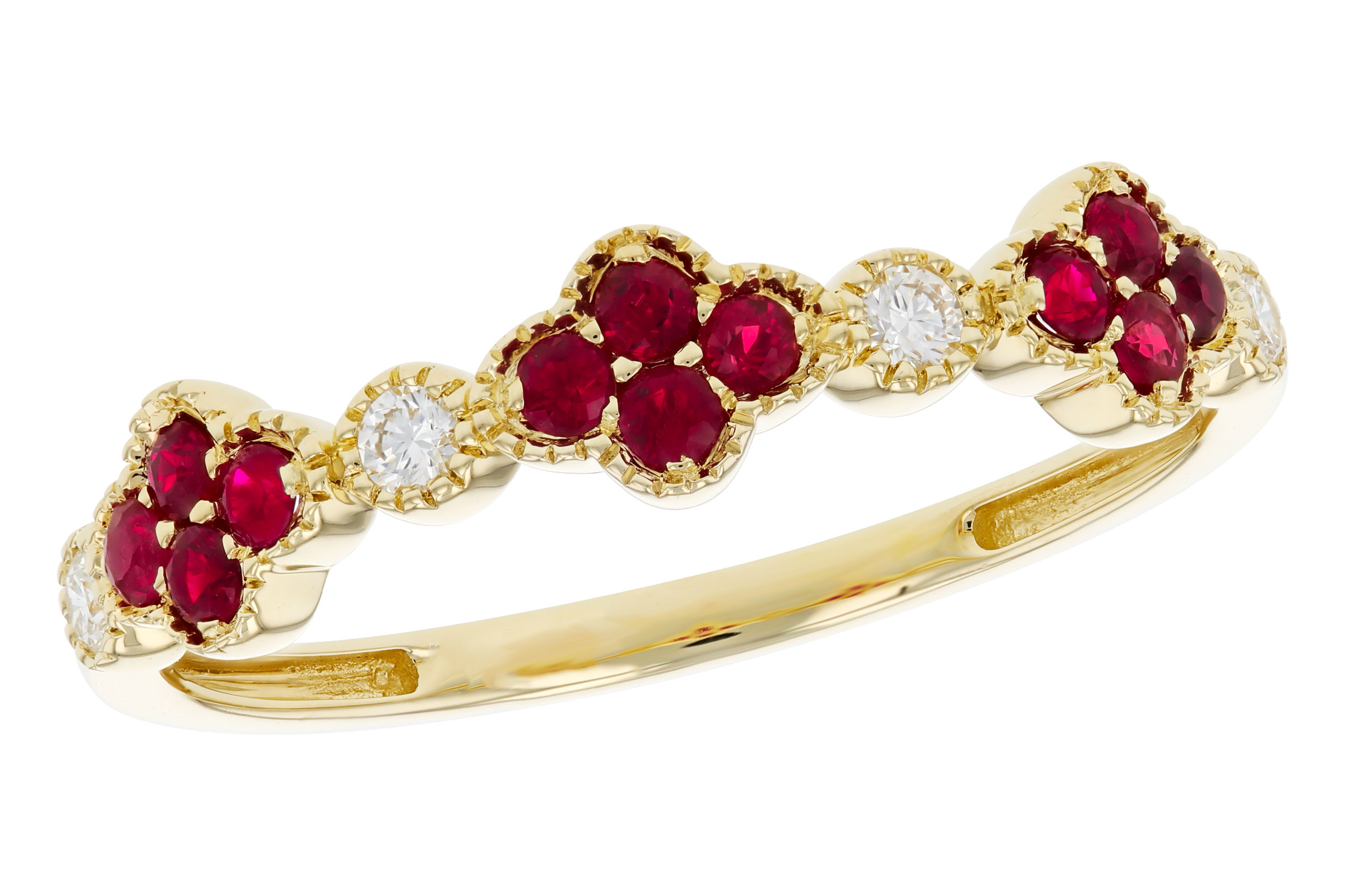 H311-84567: LDS WED RG .22 TW RUBY .30 TGW