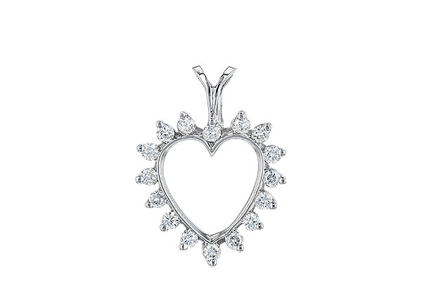 K042-75531: HEART PENDANT .23 TW