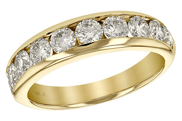 K129-14612: LDS WED RG 1.50 TW (10 STONES)