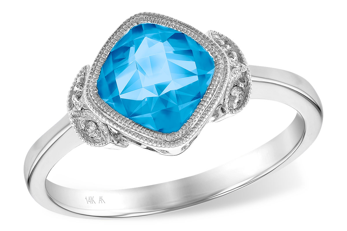 K222-79131: LDS RG 1.63 BLUE TOPAZ 1.65 TGW