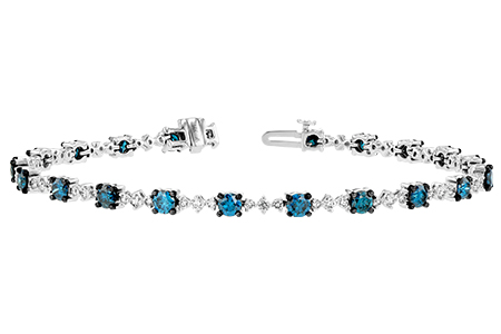 K224-60031: BRACELET 3.00 BLUE DIA 4.05 TW