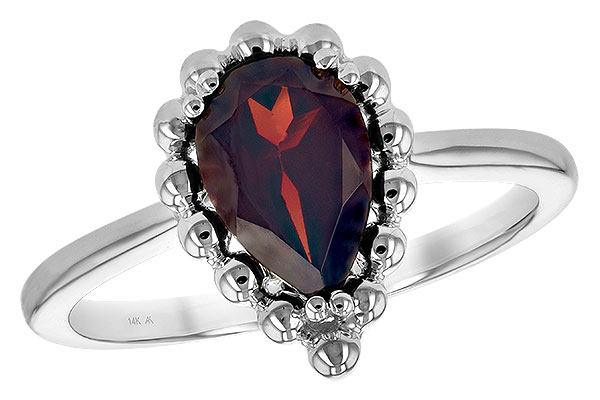 K225-49167: LDS GARNET RING 1.38 CT
