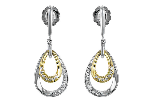 K225-50958: EARRINGS .12 TW
