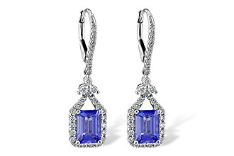 K226-36412: EARR 1.60 TW TANZANITE 2.08 TGW