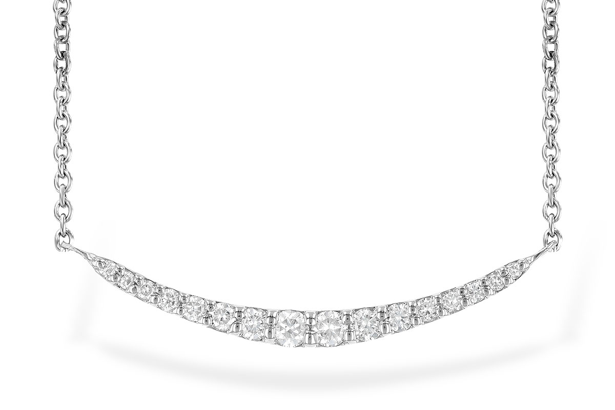 K226-40994: NECKLACE .20 TW (16 STONES)