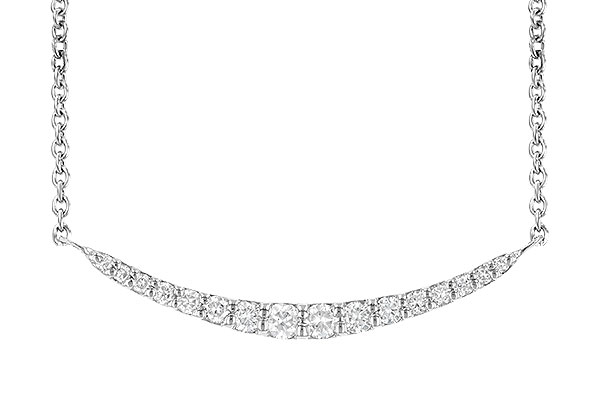 K226-40994: NECKLACE .20 TW (16 STONES)