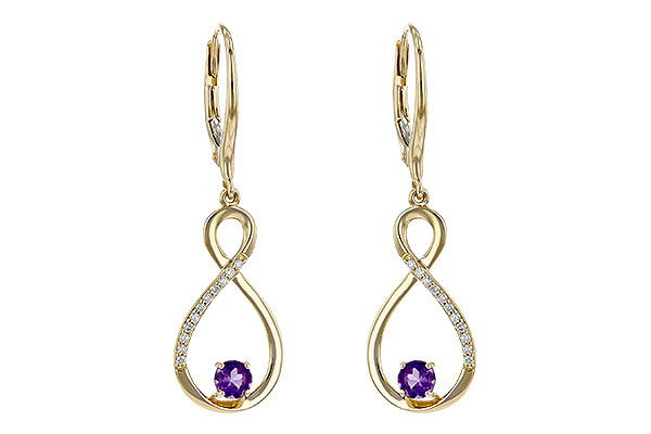 K226-44631: EARR .27 AMETHYST .35 TGW