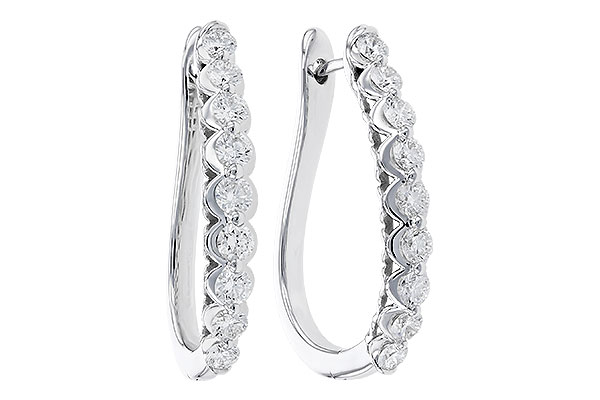 K310-02749: EARRINGS 1.50 TW