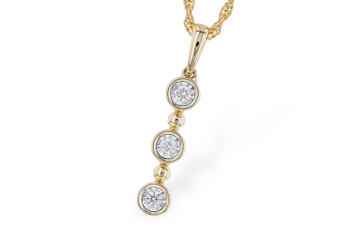 K310-02785: NECKLACE .08 TW
