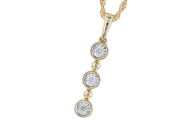 K310-02785: NECKLACE .08 TW