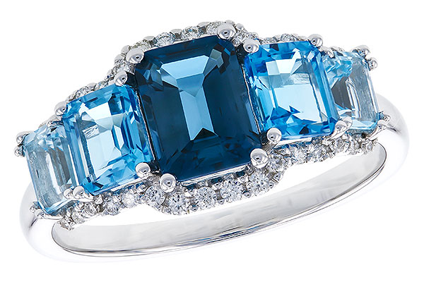 K310-02803: LDS RG 2.15 TW BLUE TOPAZ 2.30 TGW
