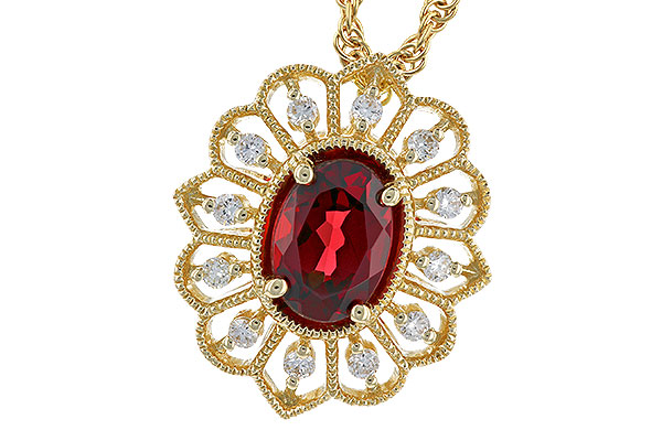 K310-02812: NECK .80 GARNET .92 TGW (7x5MM GAR)