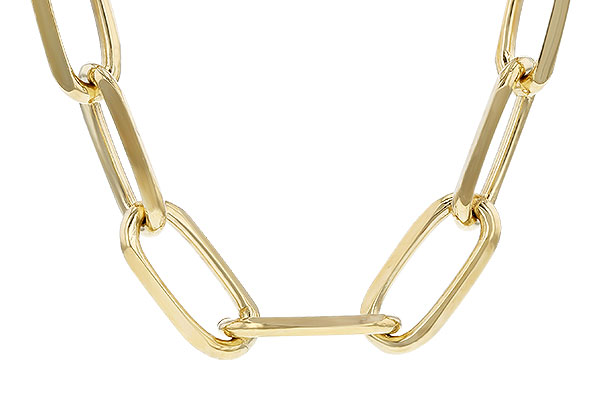 K310-05531: PAPERCLIP XL (18IN, 5.2MM, 14KT, LOBSTER CLASP)