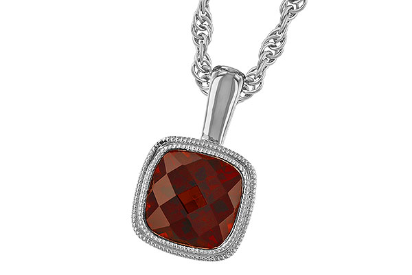 K310-05540: NECKLACE 1.22 CT GARNET