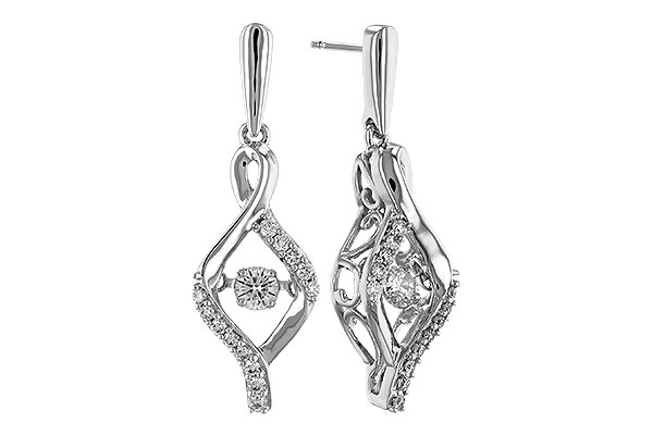 K310-06385: EARRINGS .40 TW