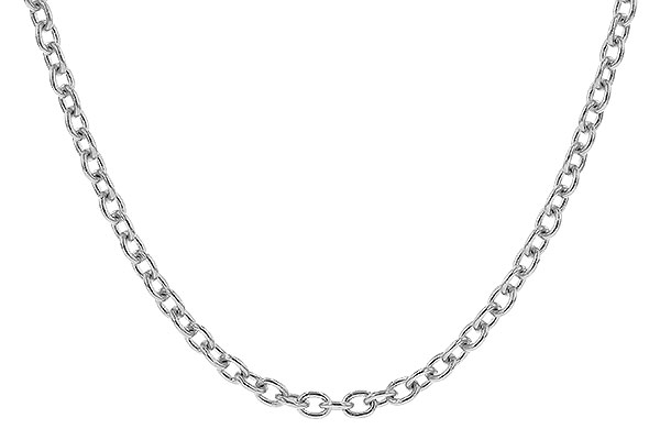 K310-06394: CABLE CHAIN (20IN, 1.3MM, 14KT, LOBSTER CLASP)