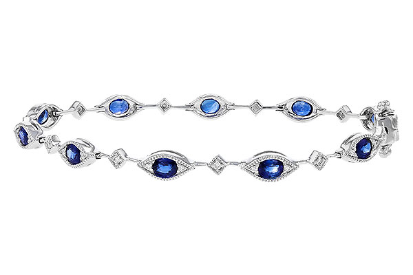 K310-91894: BRACELET 2.31 SAPPHIRE 2.50 TGW (7")