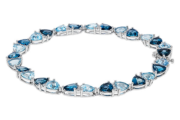 K310-92785: BRACELET 12.20 BLUE TOPAZ 12.50 TGW (7")