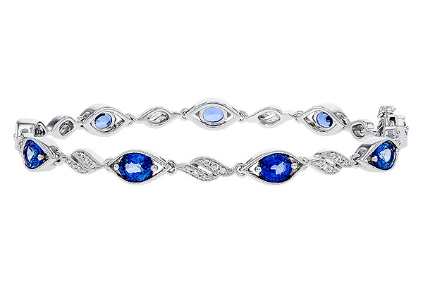 K310-92812: BRACELET 4.02 SAPPHIRE 4.26 TGW (7")