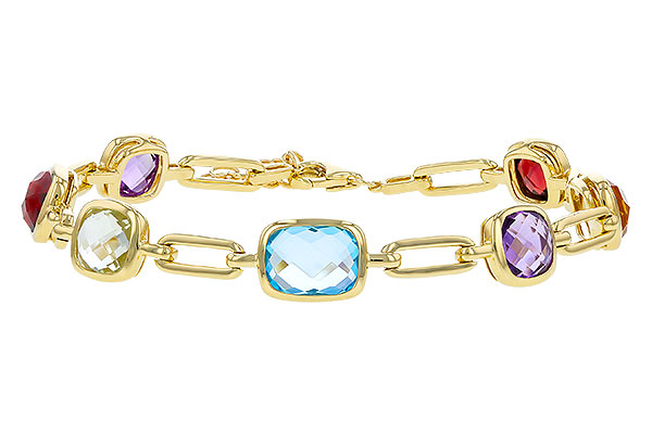 K310-94594: BRACELET 8.87 TW SEMI-PREC (GT,CIT,AMY,G.AMY,BT)