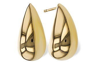 K310-96403: GOLD EARRINGS (20MM)
