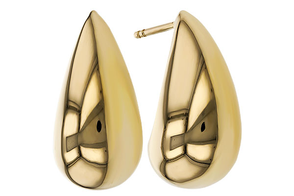 K310-96403: GOLD EARRINGS (20MM)