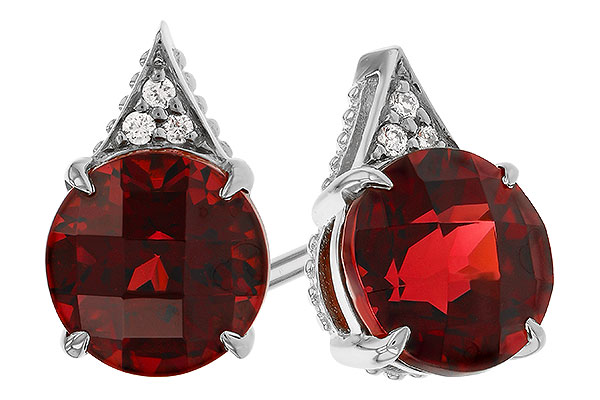 K310-97294: EARR 2.08 TW GARNET 2.10 TGW (6MM RD)