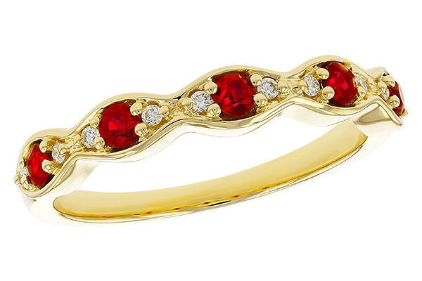 K310-99112: LDS WED RG .28 RUBY .34 TGW