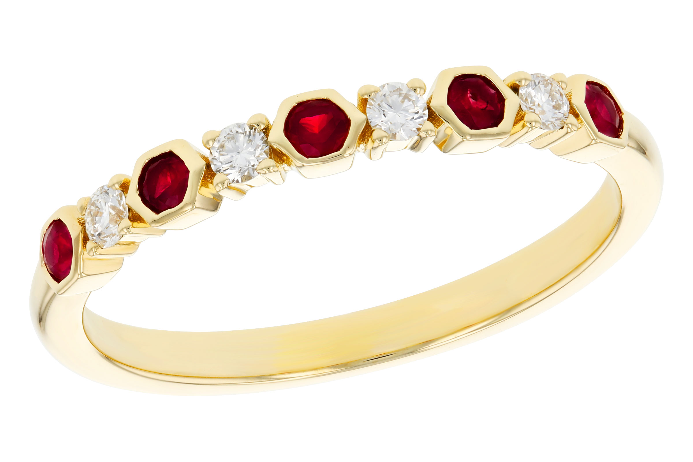 K311-84585: LDS WED RG .14 TW RUBY .24 TGW