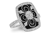 L036-40958: LDS ONYX & DIA RG .44 TW