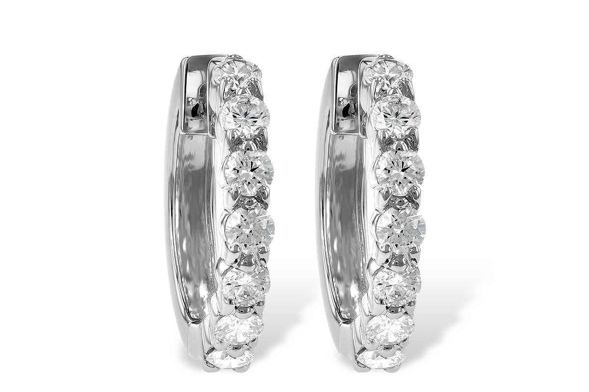 L037-30012: EARRINGS 1.00 CT TW