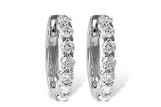 L037-30012: EARRINGS 1.00 CT TW