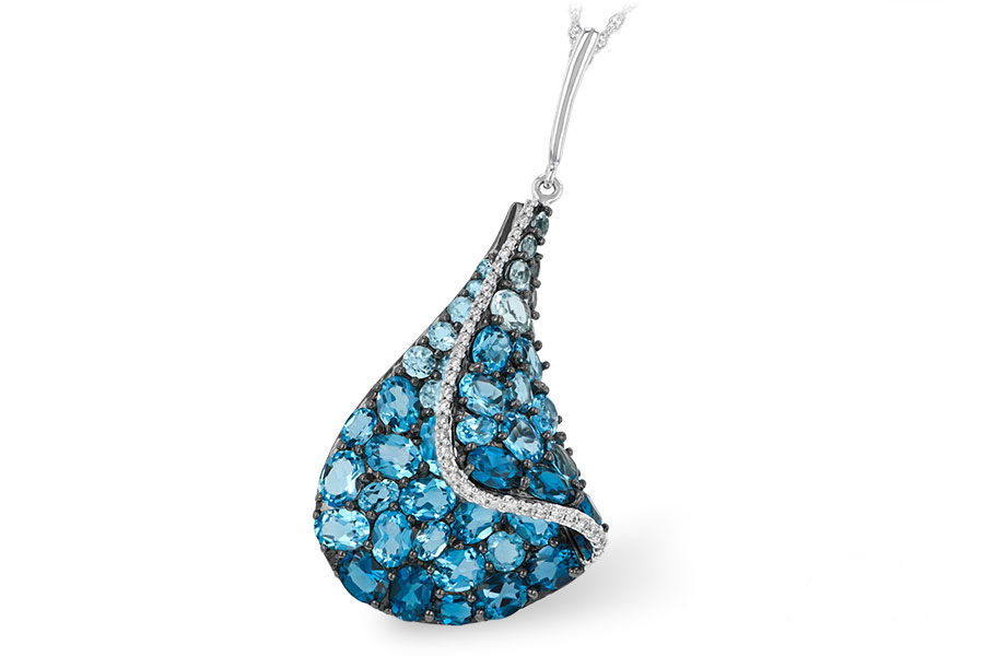 L223-68221: NECK 4.81 BLUE TOPAZ 4.94 TGW