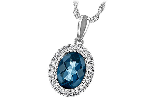 L225-46376: NECK 1.28 LONDON BLUE TOPAZ 1.41 TGW