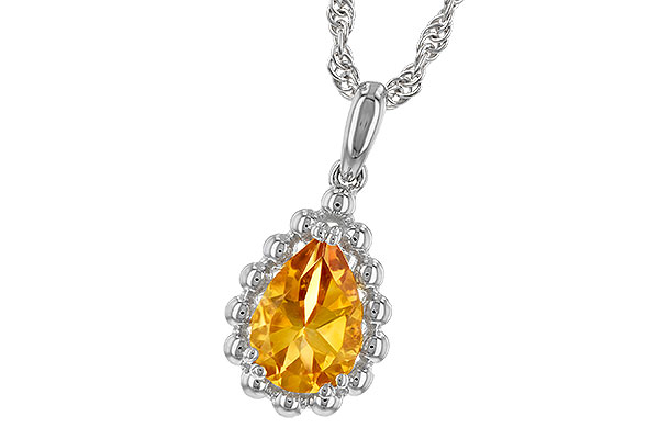 L225-49158: NECKLACE 1.06 CT CITRINE