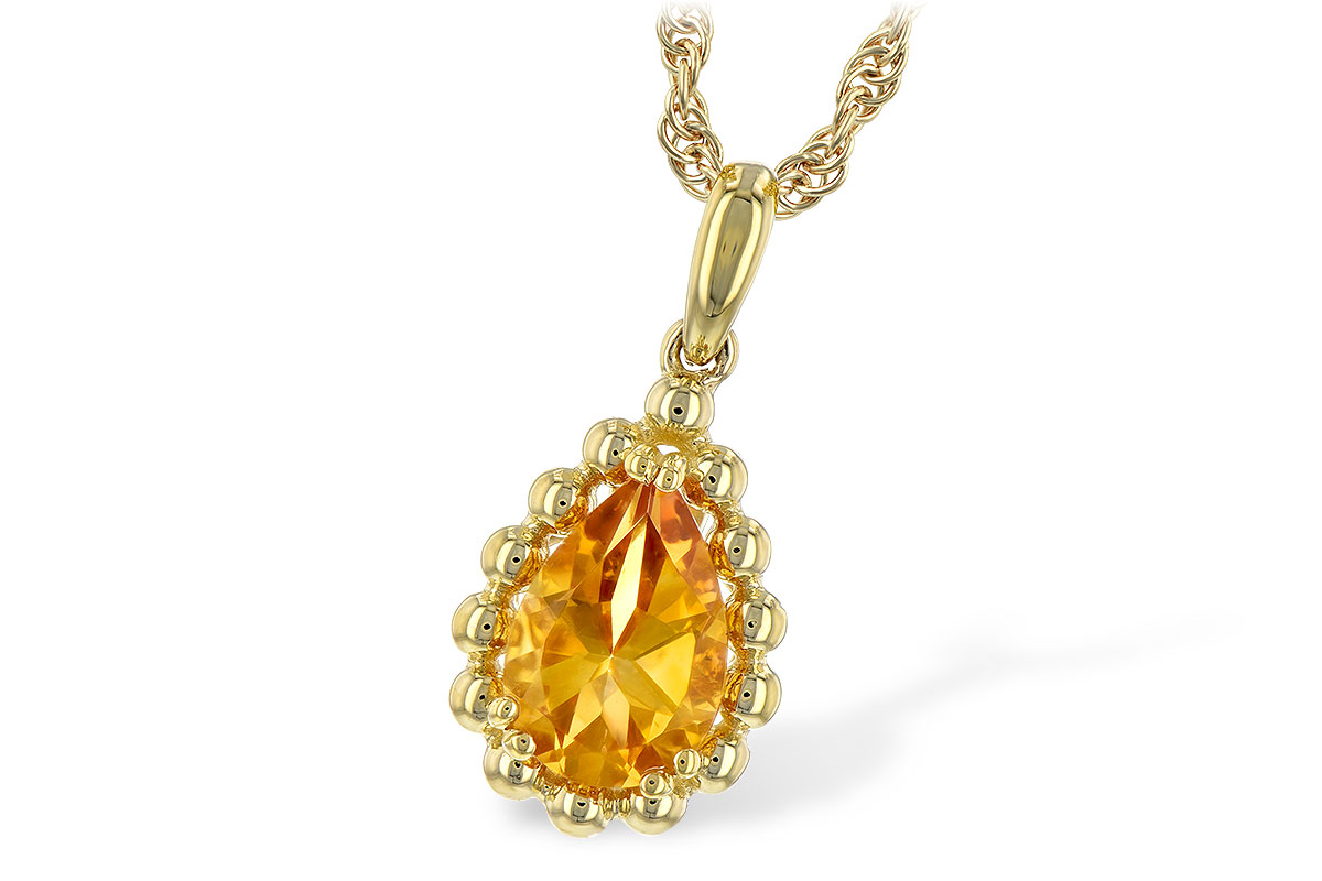 L225-49158: NECKLACE 1.06 CT CITRINE