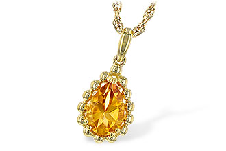 L225-49158: NECKLACE 1.06 CT CITRINE