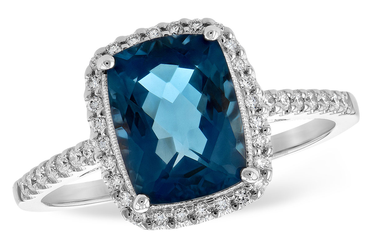 L225-53712: LDS RG 2.42 LONDON BLUE TOPAZ 2.62 TGW