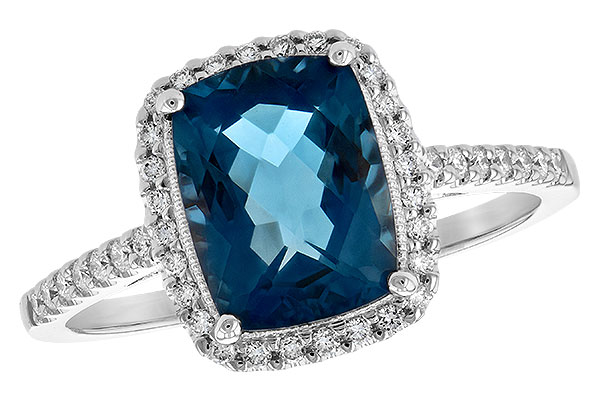 L225-53712: LDS RG 2.42 LONDON BLUE TOPAZ 2.62 TGW