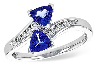 L226-36449: LDS RG .77 TW TANZANITE .90 TGW