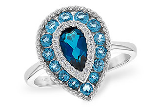 L226-40076: LDS RG 1.52 TW BLUE TOPAZ 1.60 TGW