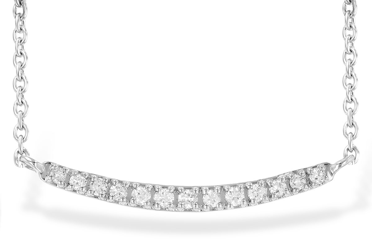 L226-41858: NECKLACE .10 TW (13 STONES)